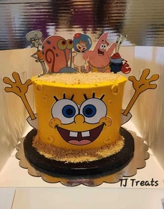 Sponge Bob Square Pants Cake Topper Decoration - Picture 1 of 3