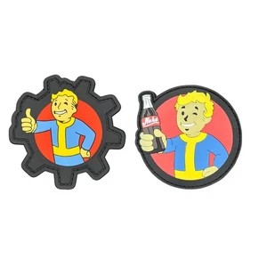 Sujetador de gancho de PVC 3,0 pulgadas Nuke Vault Boy 2 piezas pulgares hacia arriba - Imagen 1 de 1