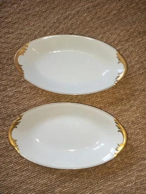 RAVIERS ANCIENS EN PORCELAINE DE LIMOGES PAR F. LEGRAND REIMS  - Photo 1/4