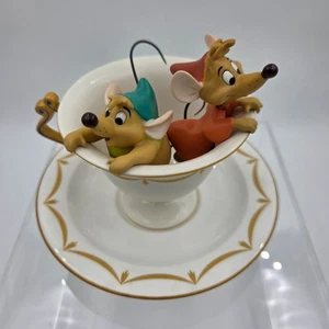 WDCC Cinderella Gus & Jaq "Tea for Two" 1999 Event Skulptur + Royal Doulton Sau - Bild 1 von 9