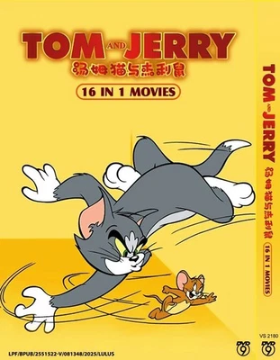 Tom And Jerry 16 Movies Animation DVD English Cartoon Version Malaysia Release - Image 1 of 4