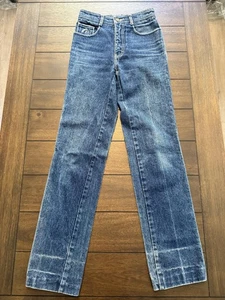 Vintage Jordache Jeans Damen 26 L blau High Rise Straight Leg Pferd Logo 90er - Bild 1 von 9