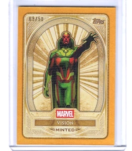 2025 Topps Marvel Mint Vision Bronze Card Gold #'ed 09/50 #100 - Bild 1 von 1