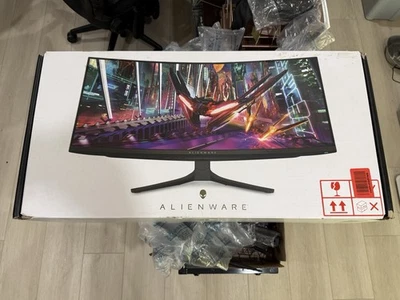 Alienware - AW3423DWF 34" QD-OLED Curved 165Hz .1-ms Ultrawide Freesync Monitor✅ - Image 1 of 4