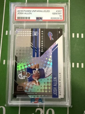 2018 Panini Unparalleled Josh Allen RC PSA 10  - Image 1 of 2