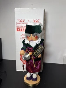Steinbach Indoor Ebenezer Dagobert in Nachtwäsche Nussknacker 17" S1804 mit Box - Bild 1 von 11
