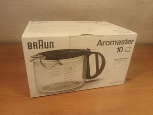 Braun AX13210010 10 Tassen Glaskanne KFK10L Aromaster Ersatzkanne Aroma-Deckel - Bild 1 von 3