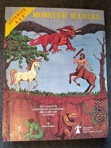 Vintage 1978 AD&D Monster Manuel HC Gary Gygax, quasi come nuovo - Foto 1 di 17