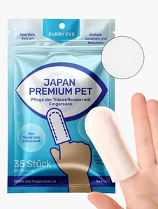 Augenpflege für Hunde und Katzen | Finger-Pads gegen Tränenflecken - 35 Stück - Bild 1 von 12