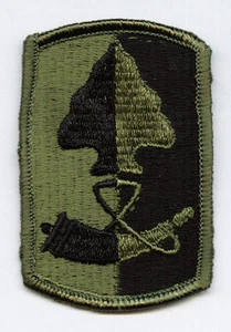 ARMY PATCH 187th INFANTRY BRIGADE SUBDUED - Picture 1 of 1