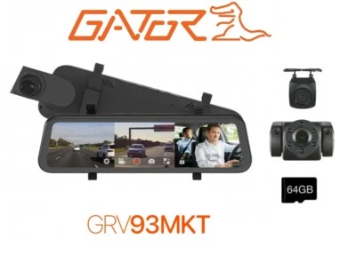 Gator 9" Reverse Camera System w/ Touch Screen & Triple (3) Camera Kit GRV93MKT - Image 1 of 4