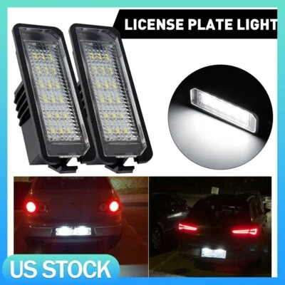 Lámpara de luces LED de matrícula para Porsche Cayenne Boxster Cayman Carrera 2003-10 Foto 1 de 4