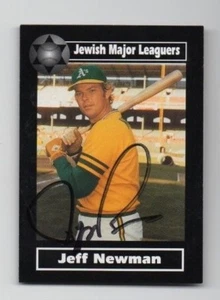 Jeff Newman 2003 Jewish Historical Society autographed auto signed card - Picture 1 of 1