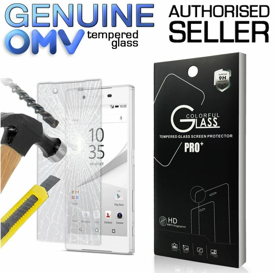 GENUINE Tempered Glass Screen Protector Film for Sony Xperia Z5 Z3 Z2 Z1 Compact - image 1 of 4