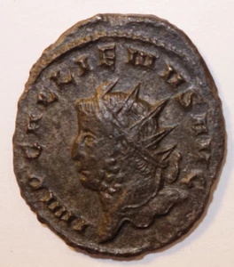 Gallien (253-268), antoninien Milan, Buste à gauche, Rare !! - Picture 1 of 2