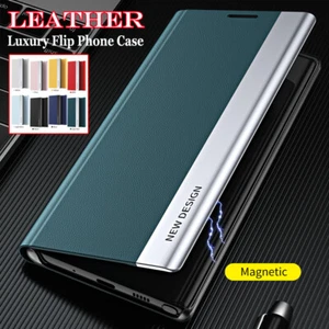 Leather Window View Flip Case Cover For Honor 200 90 Lite X9B X7B Magic 6 5 - Picture 1 of 16