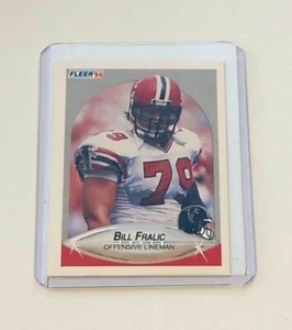1990 Fleer Bill Fralic Atlanta Falcons #375 Offensive Lineman - Picture 1 of 2