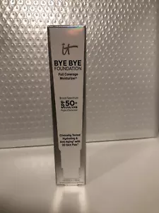 It Cosmetics Bye Bye Foundation Makeup Full Size 1.0 oz - NEUTRAL MEDIUM - NIB - Picture 1 of 4