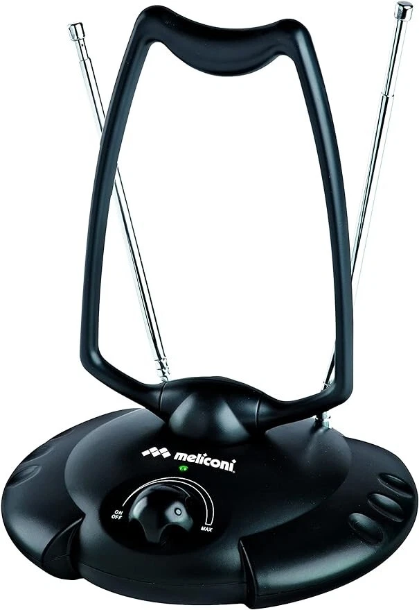 ANTENNA TV MELICONI DA INTERNO SEGNALE DIGITALE TERRESTRE HD ALTO GUADAGNO 38 dB - Immagine 1 di 1