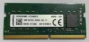 Kingston 16GB 1RX8 PC4 3200 DDR4 260pin Memory Ram HP32D4S2S8ME - Picture 1 of 1