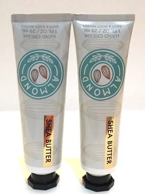 ЛОТ 2BATH & BODY WORKS МИНДАЛЬ КРЕМ ДЛЯ РУК ЛОСЬОН ДОРОЖНЫЙ РАЗМЕР МАСЛО ШИ 1 УНЦ - Изображение 1 из 3