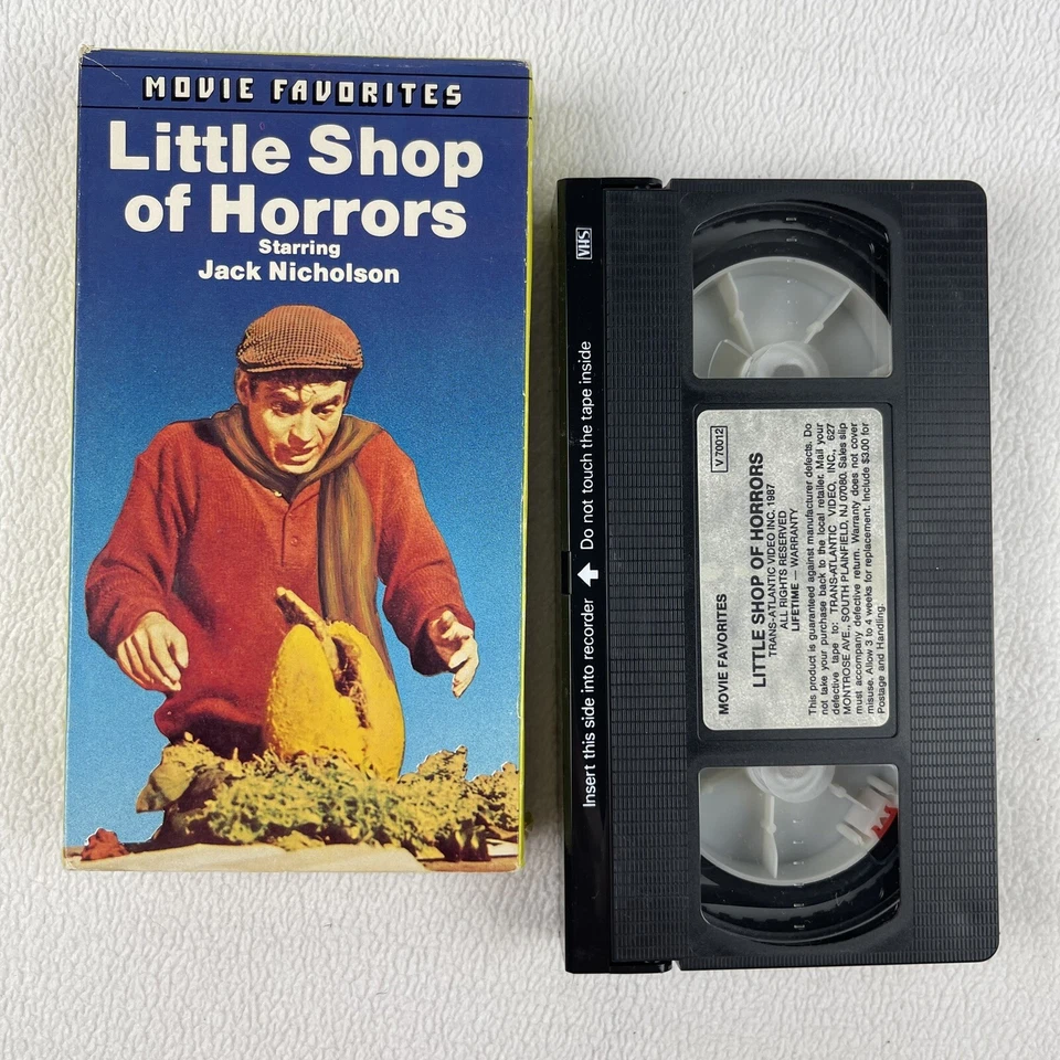 Little Shop of Horrors (VHS, 1987) Jack Nicholson Foto 1 de 2