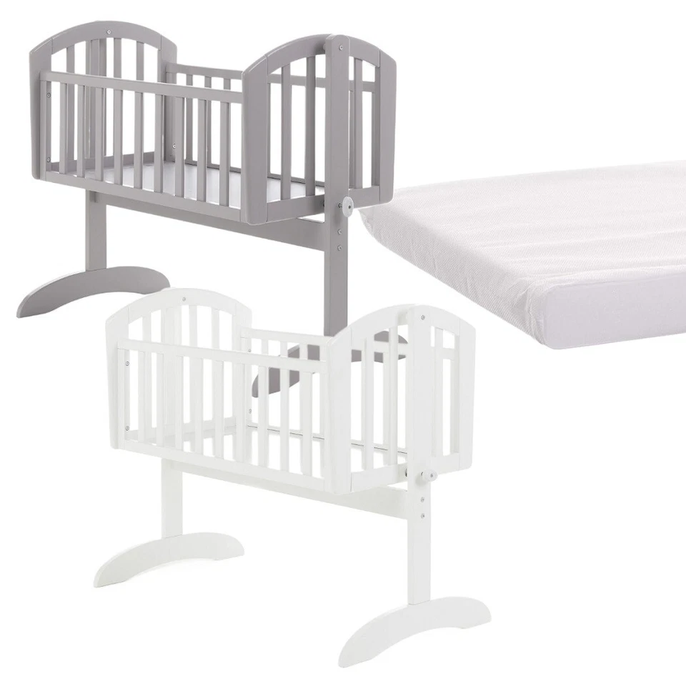 Obaby Sophie Baby Swinging Crib - From Birth - 85x43cm Optional Foam Mattress - Image 1 of 1