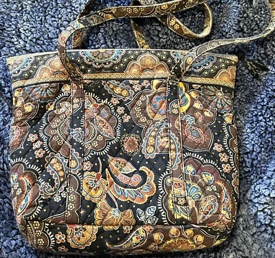 Vera Bradley Satchel Tote Purse Handbag Cotton Large Diapers Cosmetics Workout - Image 1 of 4