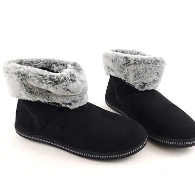 Skechers Cozy Campfire Slipper Boots with Faux Fur - Meant to Be Black 8 Medium - Image 1 of 4