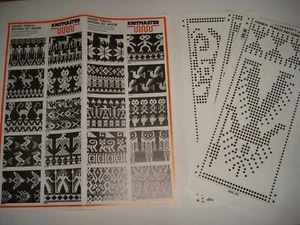 Empisal Knitmaster Handy Punch Patterns Set Number M1008 - Picture 1 of 2