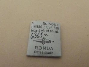 NOS ricambio asse bilanciere movimento unitas 630 forniture orologi watch parts - Foto 1 di 1