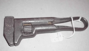 Antiker Vanderrift's verstellbarer 6-3/4" offener Rahmen Einsatzschlüssel, Pat Sep 7 97 - Bild 1 von 9