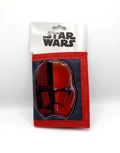 Star Wars Trifold Wallet The Force Awakens Allegiance First Order Red/black NWT. - Picture 1 of 4