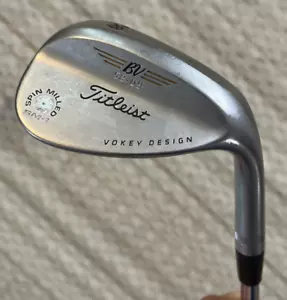 Titleist Vokey Spin fresato SM4 cuneo a lobo cromato LW 58 * 9 cuneo di rimbalzo RH destro - Foto 1 di 17
