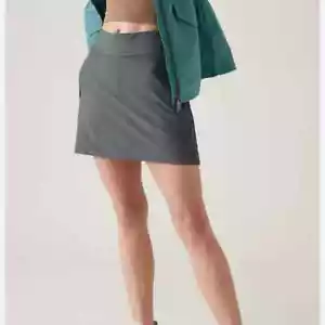 Athleta Brooklyn Mid Rise 16" Skort Größe 2 Bali grün Tennis Golf Pickleball - Bild 1 von 12