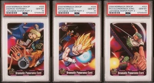 PSA 10 Sequential Android 18 Vegeta Zoro Morinaga Dragon Ball & One Piece Wafers - Picture 1 of 8