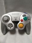 Nintendo GameCube Controller NGC GC Official Tested working well Silver DOL-003