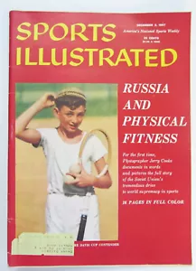 Sports Illustrated Magazine December 2 1957 Fine Detroit Lions Russian Hockey - Foto 1 di 2