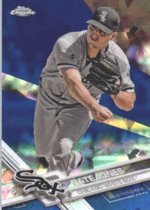 NATE JONES 2017 TOPPS CHROME SAPPHIRE EDITION #100 ONLY 250 MADE - Picture 1 of 2