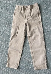 Cat & Jack Boys Beige Chino Uniform Pants Size 6 - Picture 1 of 5