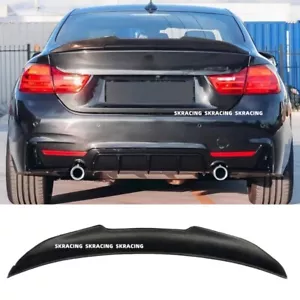 Carbon Fiber Rear Trunk Spoiler Lip Wing For BMW F36 Gran Coupe 4 DOOR 2014-2020 - Picture 1 of 21