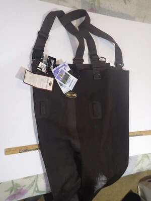 Pro Line Neoprene 200 gram Insulated Chest Waders Brown, Size 13 Mens - Image 1 of 4