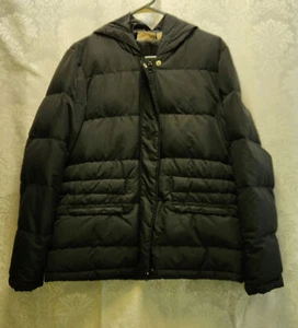 JLO Jennifer Lopez Black Winter Puffer Coat Size L - Picture 1 of 5