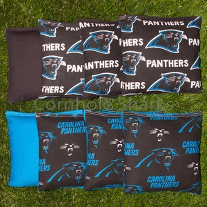 Cornhole Sitzsäcke 8er Set ACA Regulierungssäcke CAROLINA PANTHERS Versandkostenfrei! - Bild 1 von 2