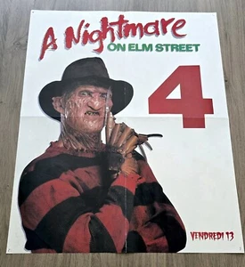 A NIGHTMARE ON ELM STREET 4 (Poster, Affiche de cinéma) 44 x 55,4 cm - BE - Photo 1/6