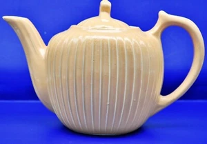 VINTAGE FRAUNFELTER TEAPOT - ribbed art deco - Picture 1 of 9