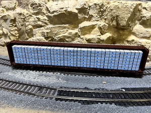 Solid Wood Wrapped Lumber Load for 72 Foot Centerbeam Flat Car - Picture 1 of 55