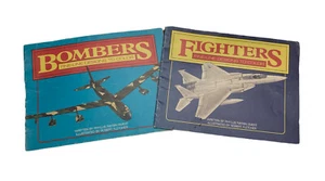 Vintage Airplane Coloring Books Fighters Bombers Fine Line Emert Fletcher ￼RARE - Picture 1 of 8