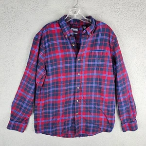 CHAPS Ralph Lauren Performance Flannel Shirt Men's Large - Picture 1 of 8