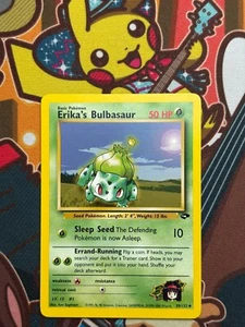 Erika's Bulbasaur 39/132 Gym Challenge Pokemon Karten NM - Bild 1 von 2